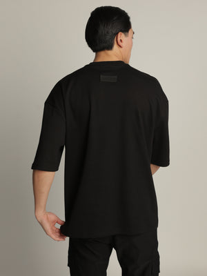 FASHION BASIC T-SHIRT Black / XXS