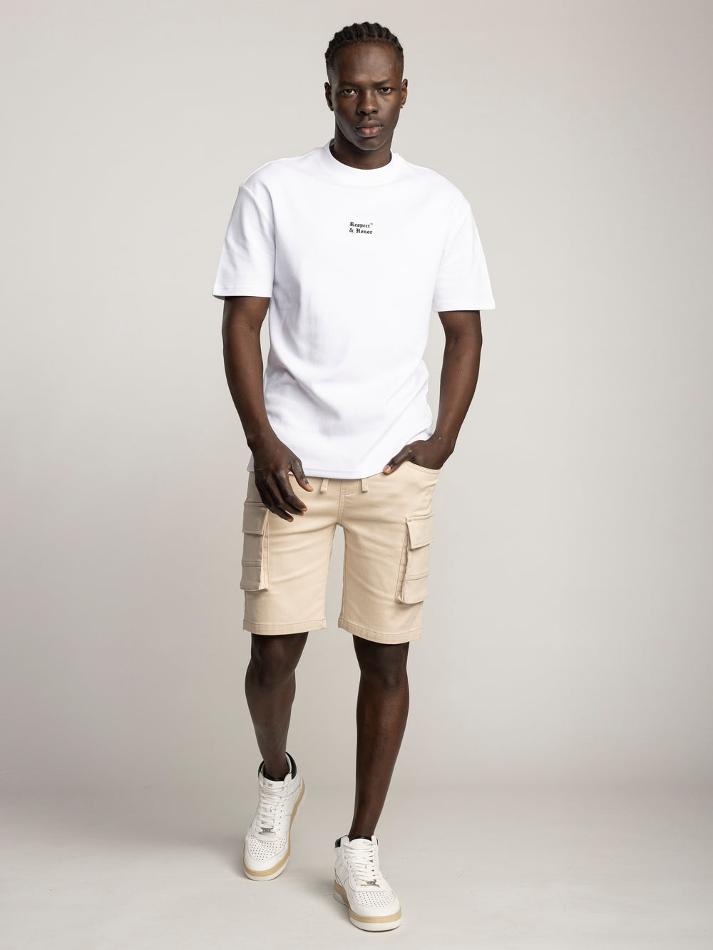 FASHION BASIC T-SHIRT White / XXS
