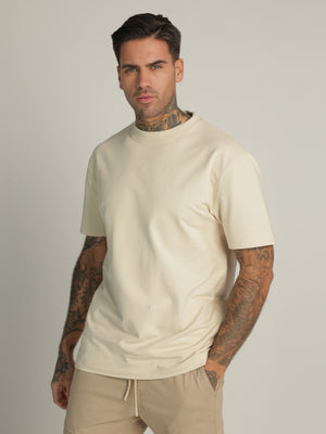 FASHION BASIC T-SHIRT Cream / XXS