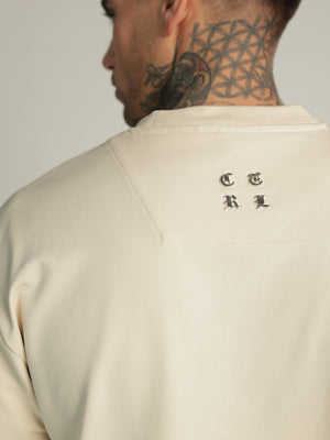 FASHION BASIC T-SHIRT Cream / XXS