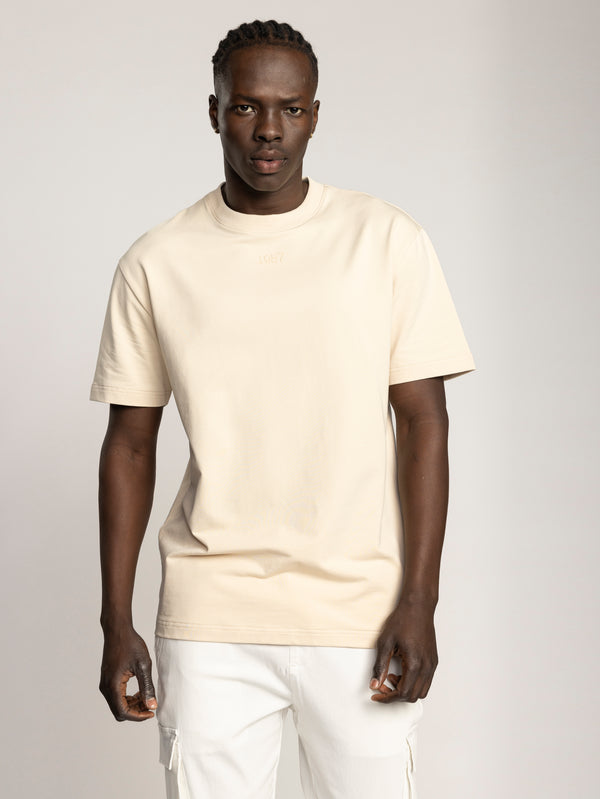 FASHION BASIC T-SHIRT Stone / XXS