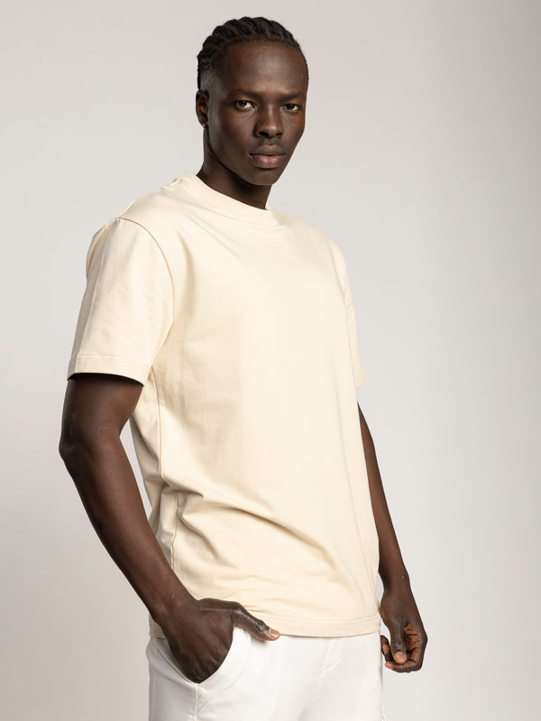 FASHION BASIC T-SHIRT Stone / XXS
