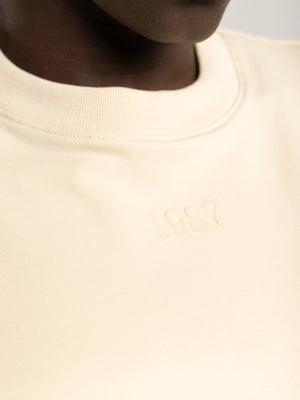 FASHION BASIC T-SHIRT Stone / XXS