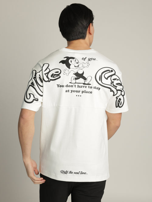 T-SHIRT OVER SIZE White / XXS