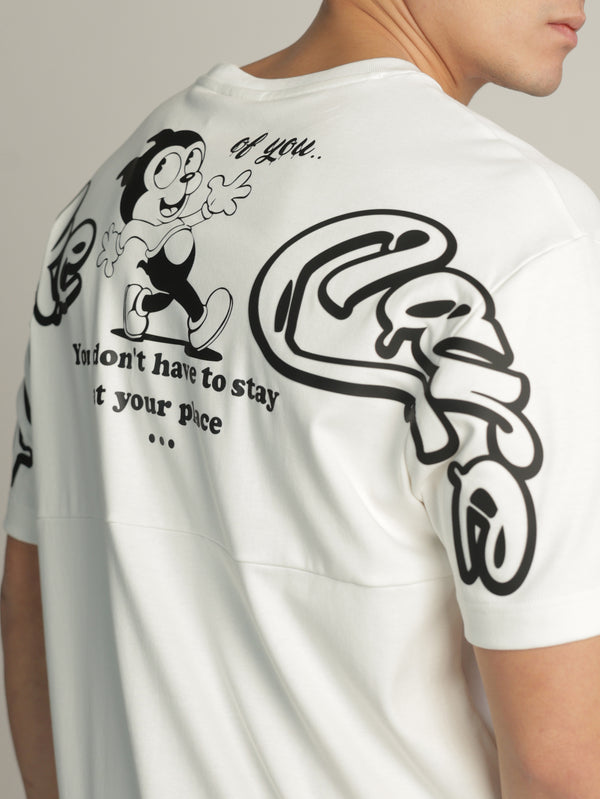 T-SHIRT OVER SIZE White / XXS