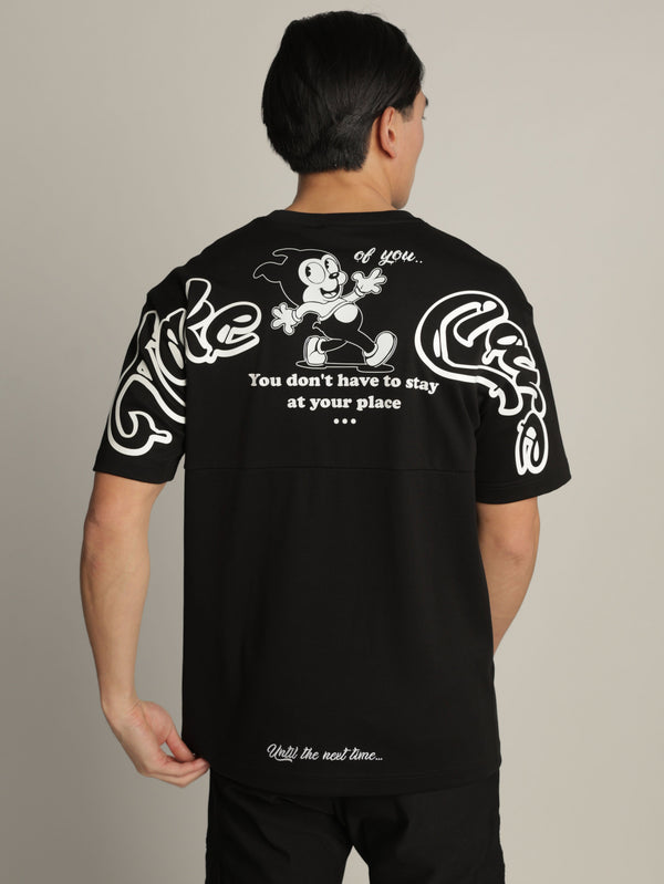 T-SHIRT OVER SIZE Black / XXS
