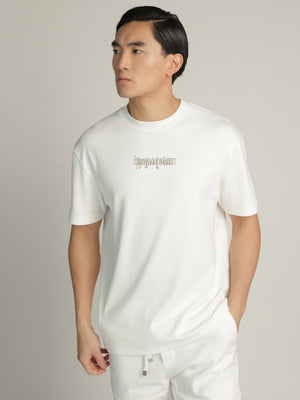 T-SHIRT OVER SIZE Cream / XXS
