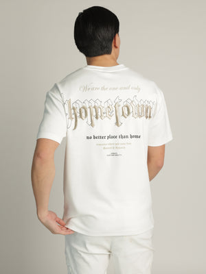 T-SHIRT OVER SIZE Cream / XXS