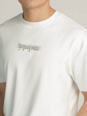 T-SHIRT OVER SIZE Cream / XXS