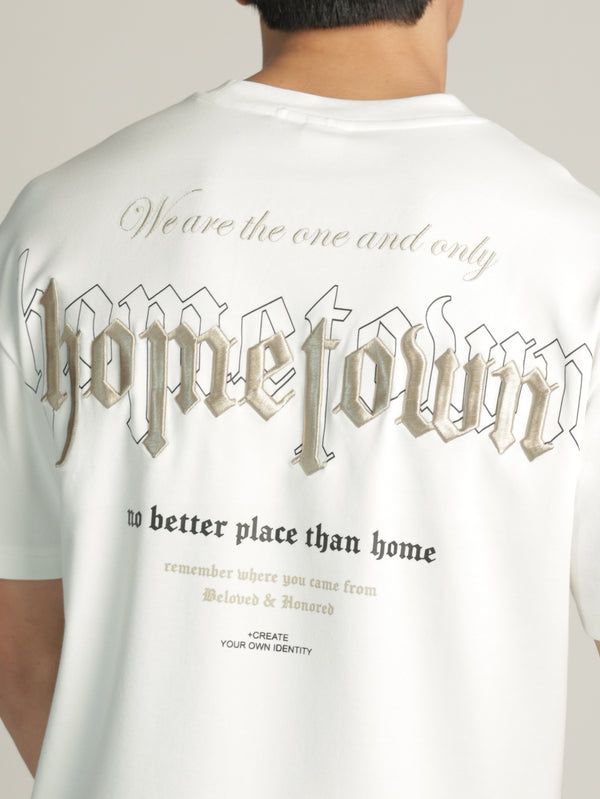 T-SHIRT OVER SIZE Cream / XXS