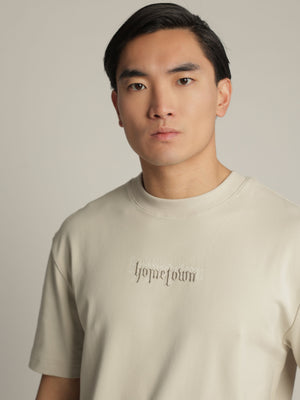 T-SHIRT OVER SIZE Stone / XXS