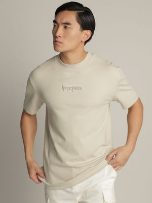 T-SHIRT OVER SIZE Stone / XXS