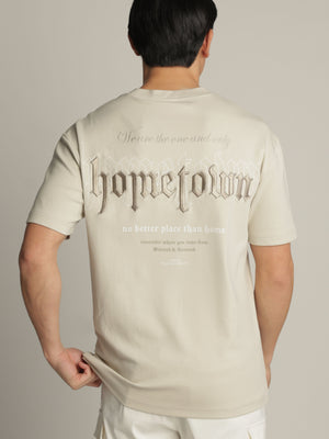 T-SHIRT OVER SIZE Stone / XXS