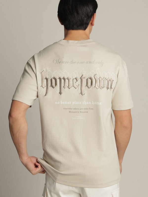T-SHIRT OVER SIZE Stone / XXS