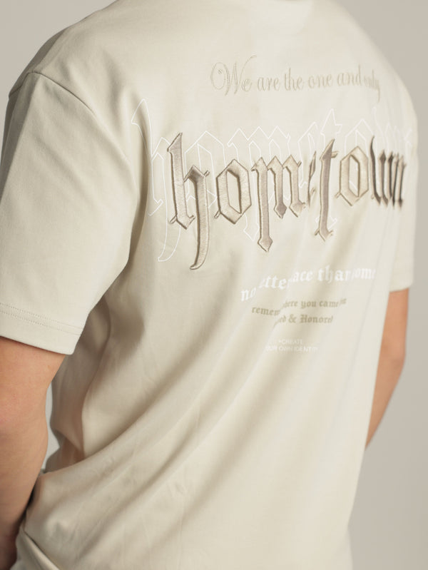 T-SHIRT OVER SIZE Stone / XXS
