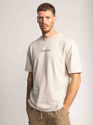 T-SHIRT OVER SIZE Stone / XXS