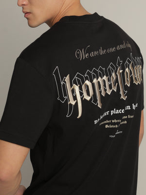 T-SHIRT OVER SIZE Black / XXS