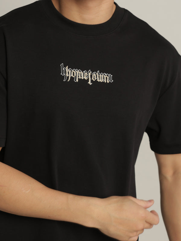 T-SHIRT OVER SIZE Black / XXS