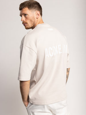 T-SHIRT OVER SIZE Stone / XXS