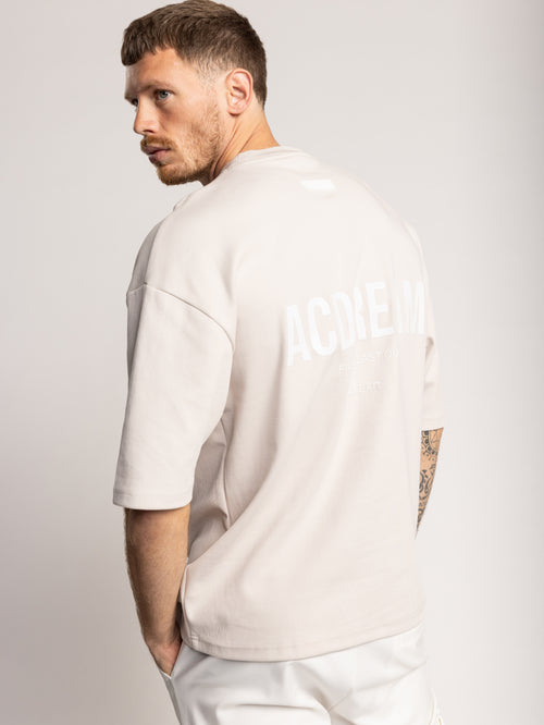 T-SHIRT OVER SIZE Stone / XXS