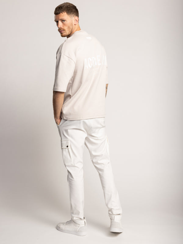 T-SHIRT OVER SIZE Stone / XXS
