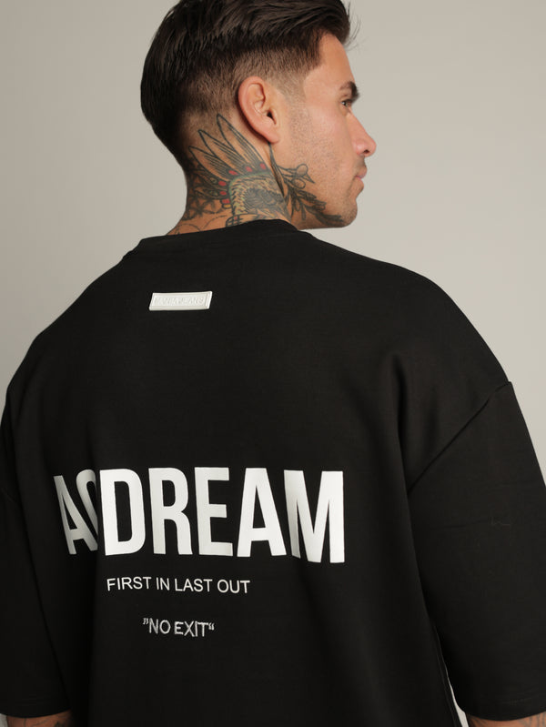 T-SHIRT OVER SIZE Black / XXS