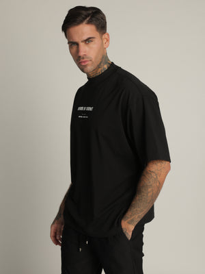 T-SHIRT OVER SIZE Black / XXS