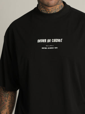 T-SHIRT OVER SIZE Black / XXS