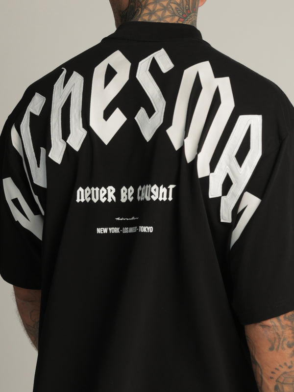 T-SHIRT OVER SIZE Black / XXS