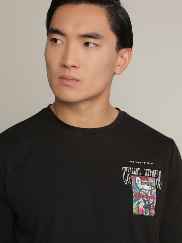 FASHION T-SHIRT Black / XXS