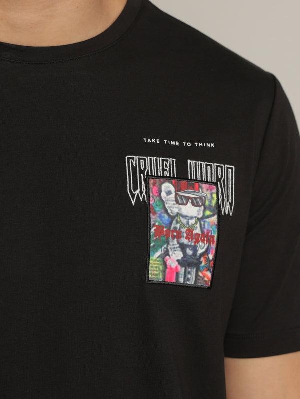 FASHION T-SHIRT Black / XXS