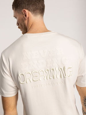 T-SHIRT OVER SIZE Cream / XXS