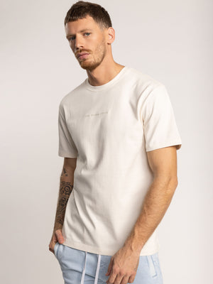 T-SHIRT OVER SIZE Cream / XXS