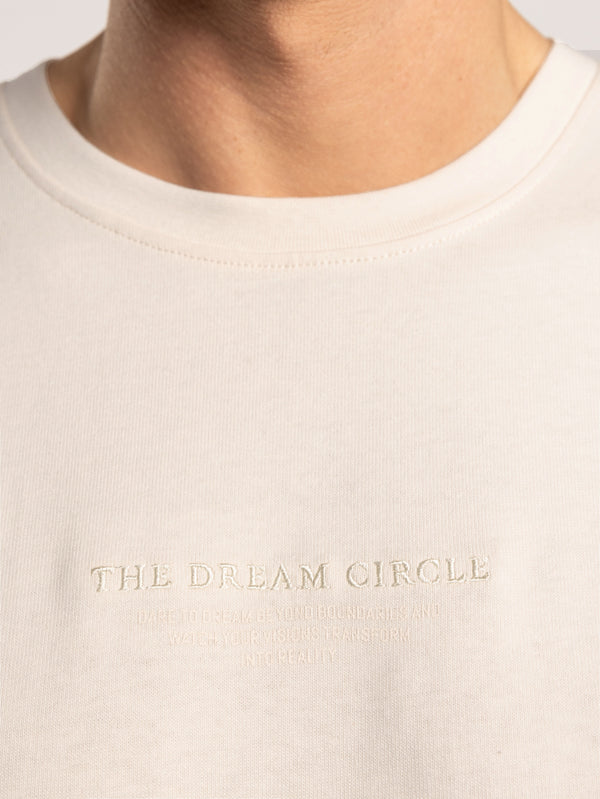 T-SHIRT OVER SIZE Cream / XXS