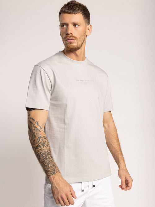 T-SHIRT OVER SIZE Light Gray / XXS