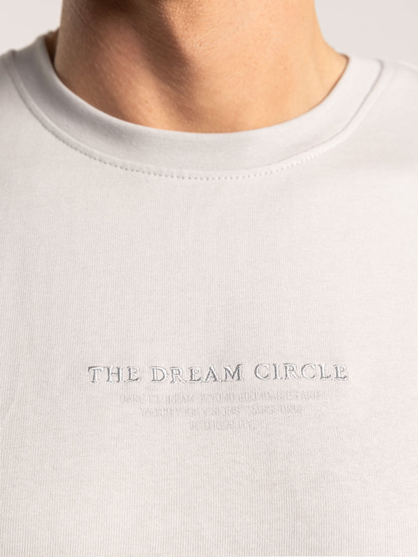 T-SHIRT OVER SIZE Light Gray / XXS