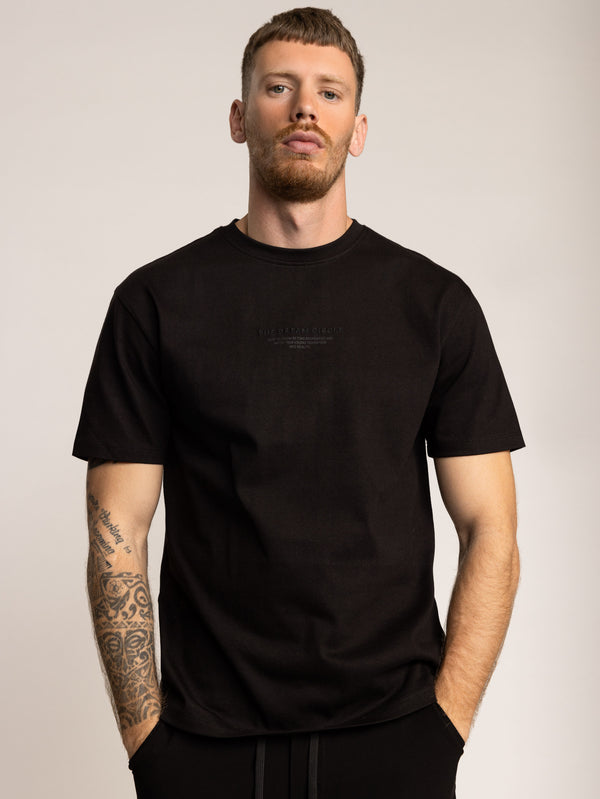 T-SHIRT OVER SIZE Black / XXS