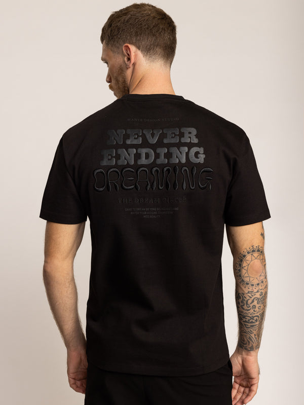T-SHIRT OVER SIZE Black / XXS