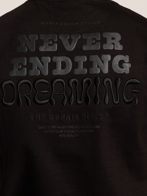 T-SHIRT OVER SIZE Black / XXS