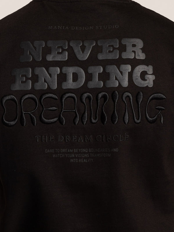 T-SHIRT OVER SIZE Black / XXS