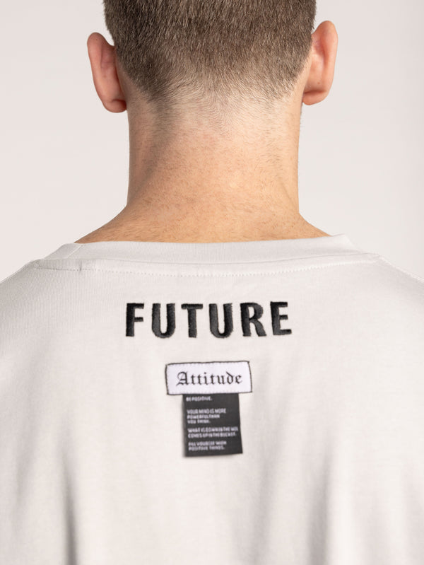 T-SHIRT OVER SIZE Light Gray / XXS