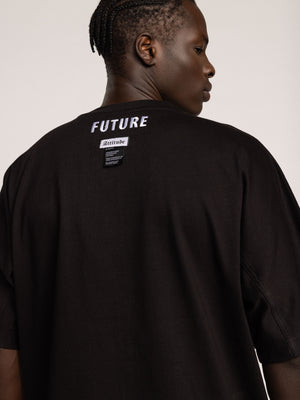 T-SHIRT OVER SIZE Black / XXS