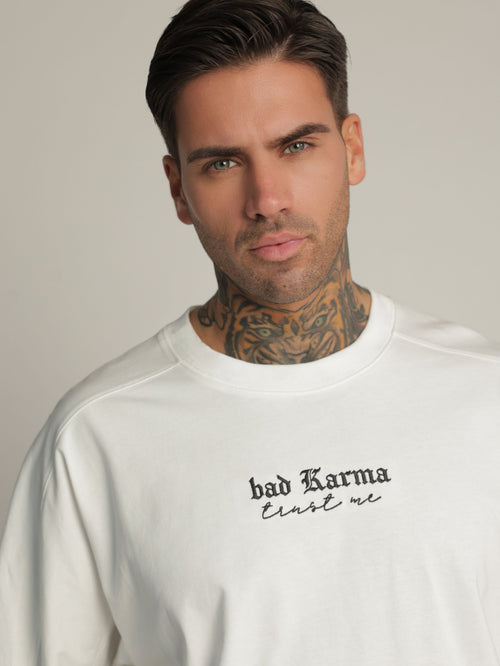 T-SHIRT OVER SIZE White / XXS