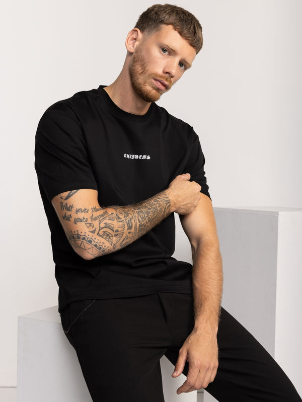 T-SHIRT OVER SIZE Black / XXS