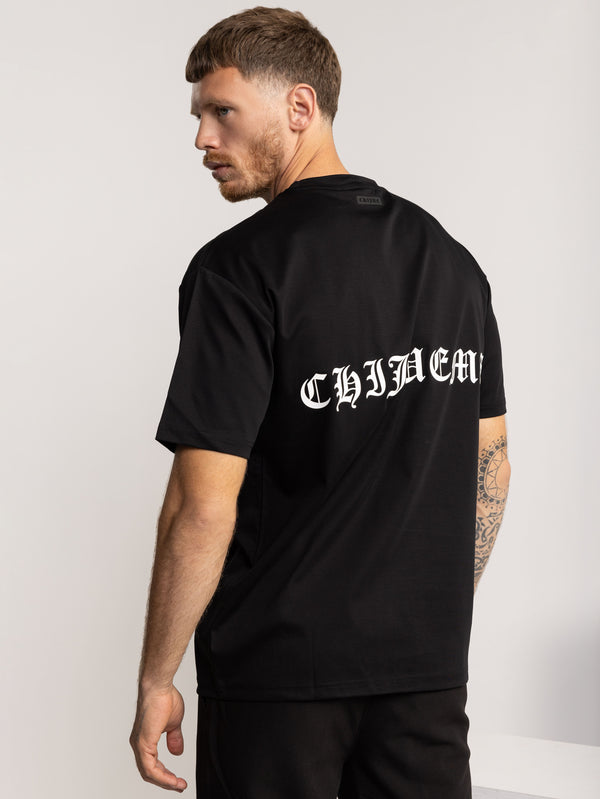 T-SHIRT OVER SIZE Black / XXS