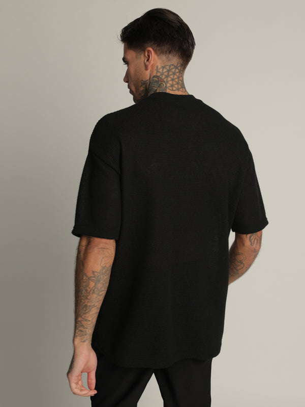 FASHION BASIC T-SHIRT Black / XXS