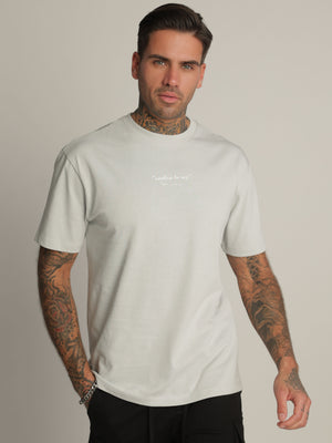 FASHION BASIC T-SHIRT Light Gray / XXS