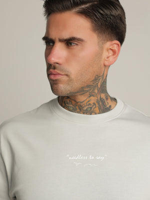 FASHION BASIC T-SHIRT Light Gray / XXS