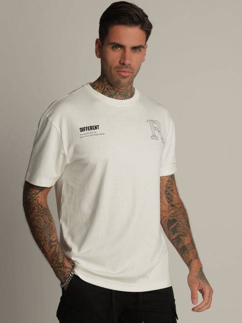 T-SHIRT OVER SIZE White / XXS