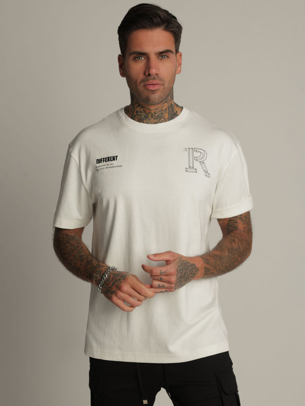T-SHIRT OVER SIZE White / XXS
